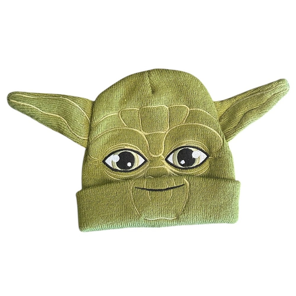 Star Wars Yoda Knit Beanie Hat Youth
